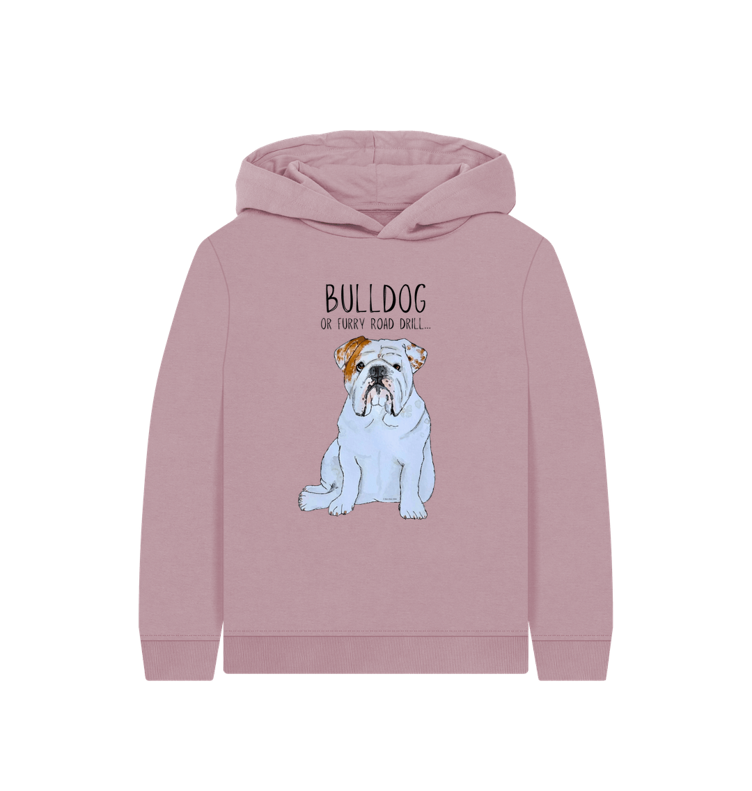Kids Bulldog Hoodie in Organic Cotton