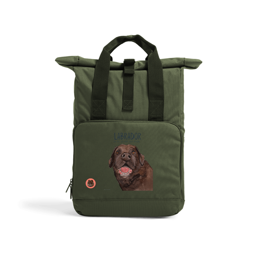 Chocolate Labrador Eco Backpack