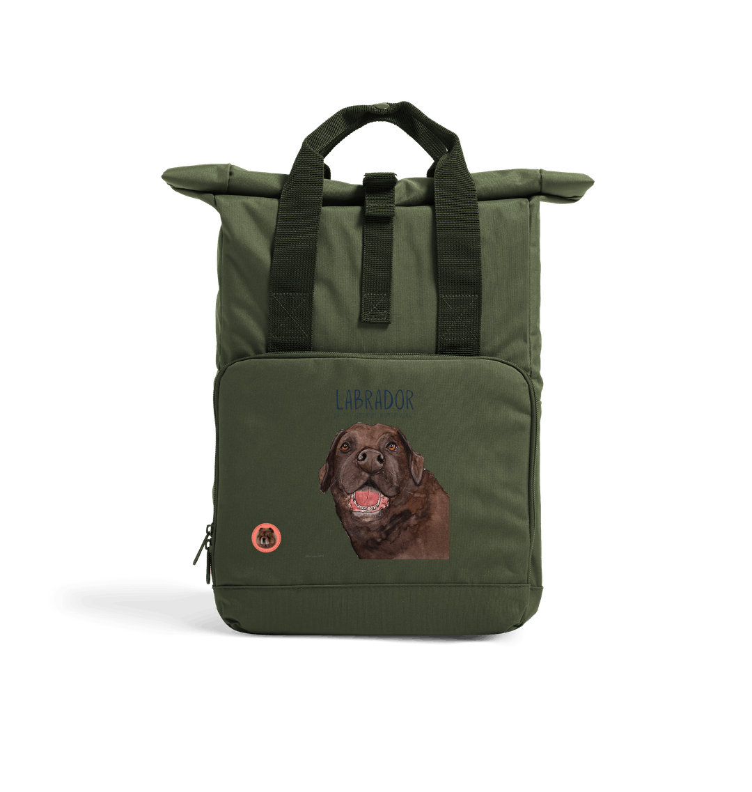 Chocolate Labrador Eco Backpack