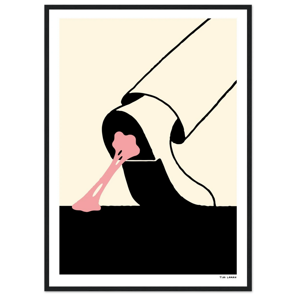 Stuck Framed Print
