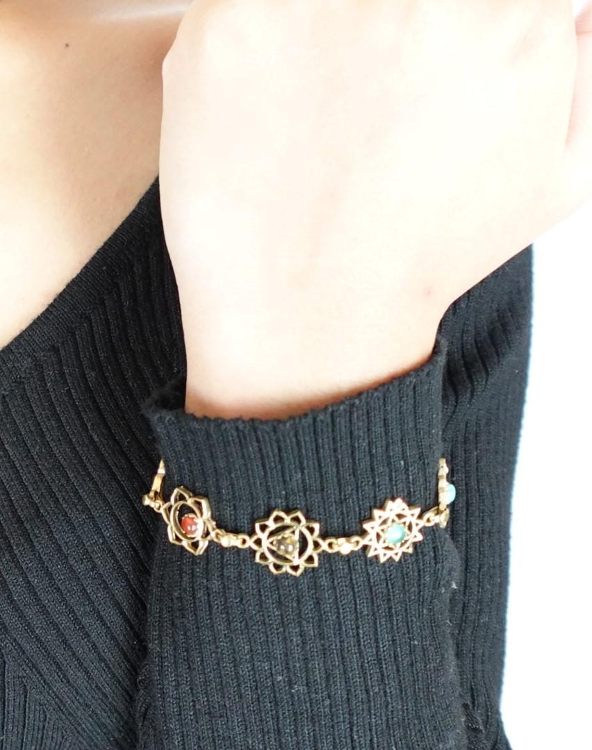 7 Chakras Sacred Geometry Bracelet