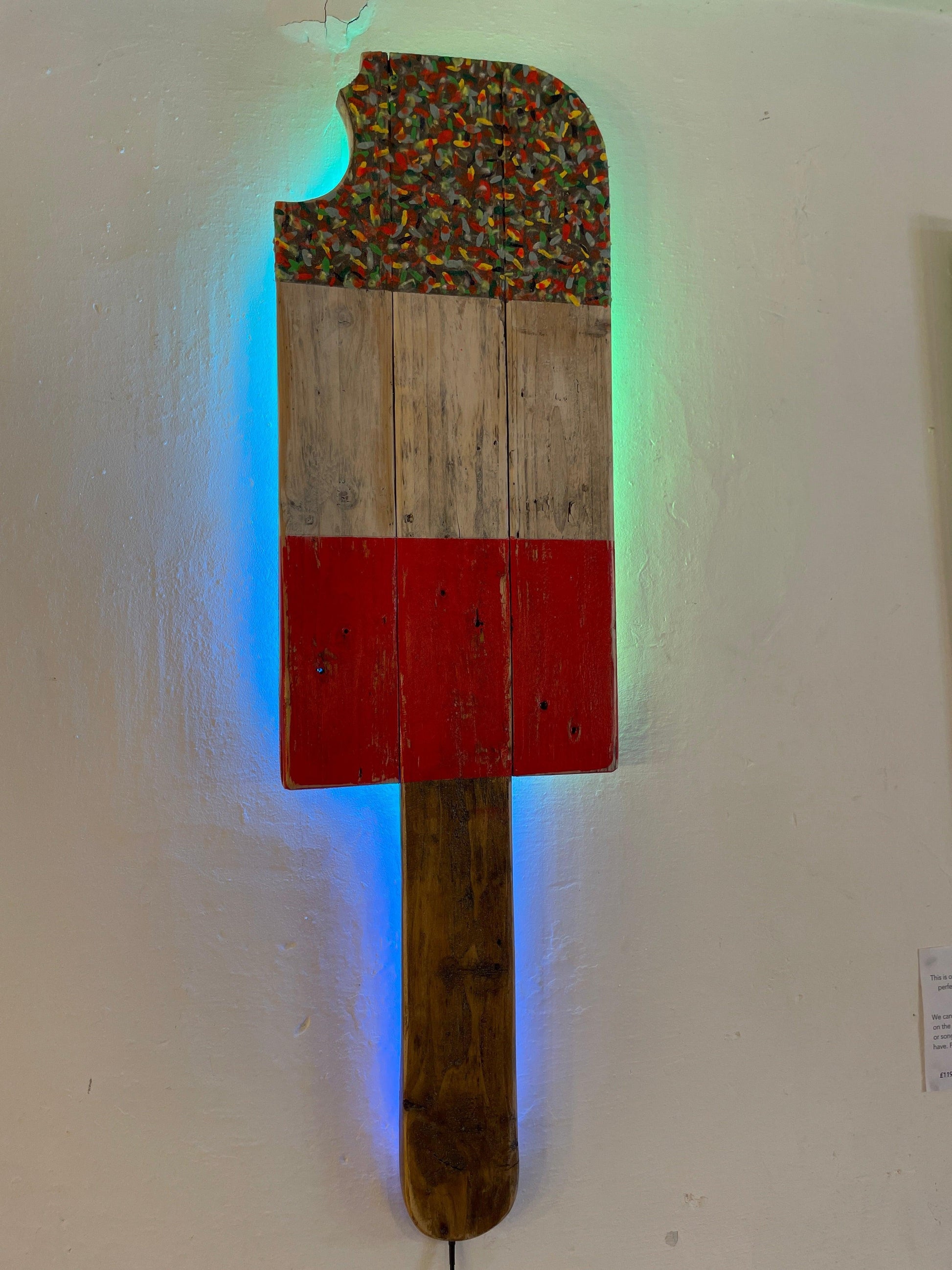 Colour Changing LED Lolly Wall Light