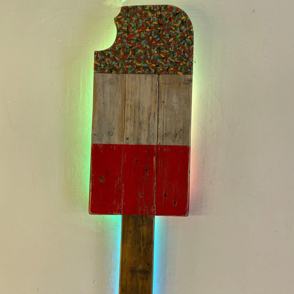 Colour Changing LED Lolly Wall Light