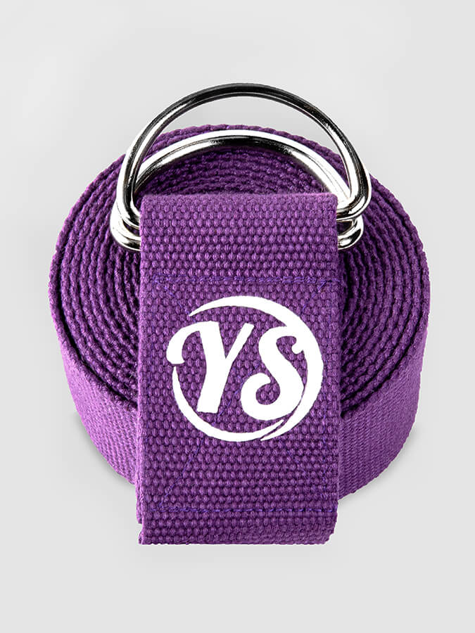 Organic Cotton D-Ring Yoga Belt Strap 2.5m
