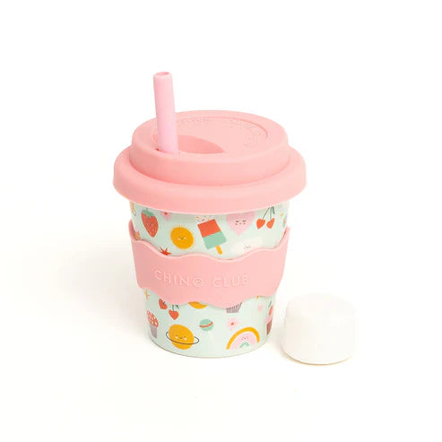 Babychino Cup 4oz with Silicone Lid