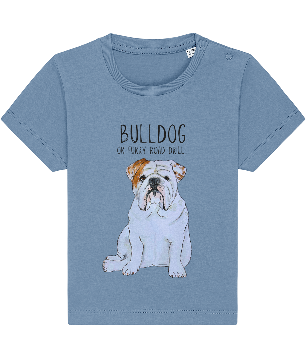 Bulldog Baby T-Shirt for Little Rebels