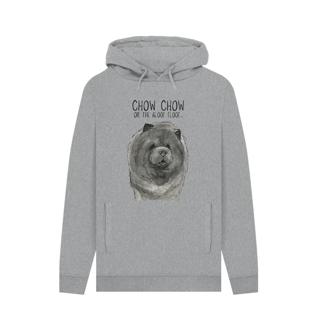 Blue Chow Chow Men's Hoodie with Aloof Floof Design