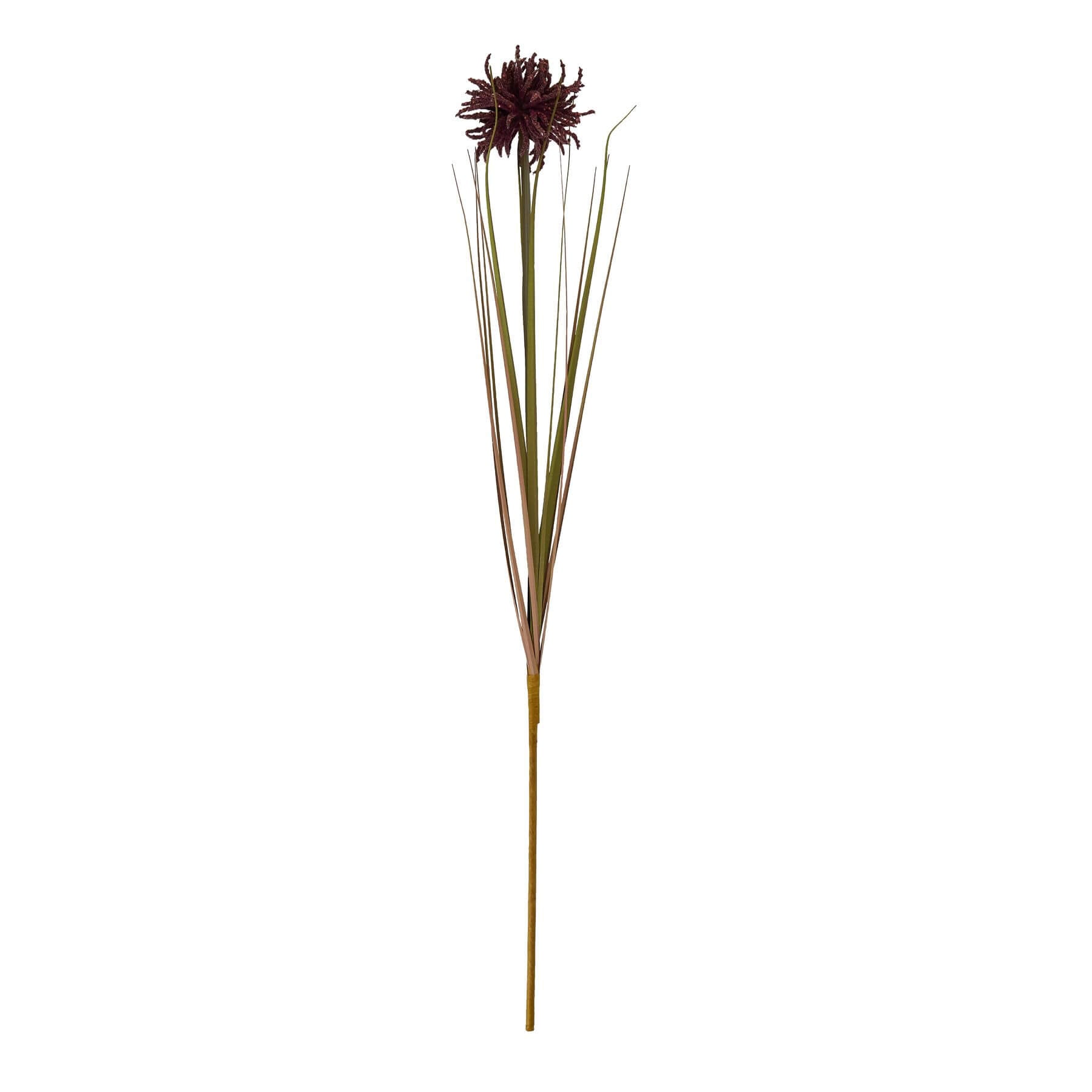 Burgundy artificial spider chrysanthemum stem with lifelike petals, 80cm tall for elegant floral arrangements by Sostter at brixbailey.com