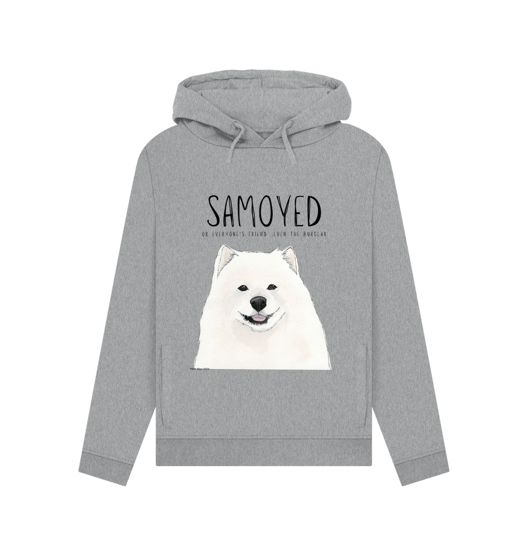 Samoyed Dog Lover Hoodie in Organic Cotton