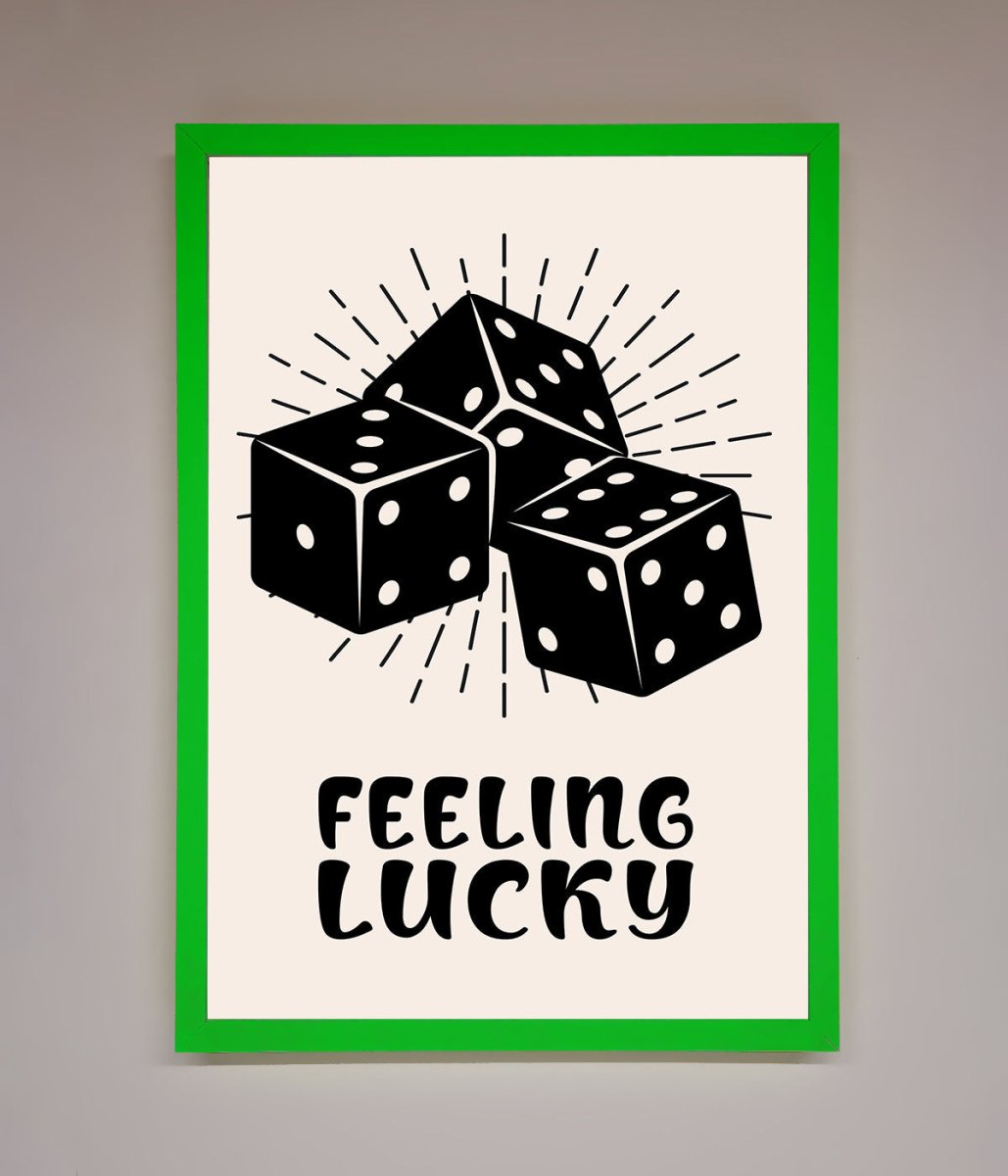 Feeling Lucky Framed Poster