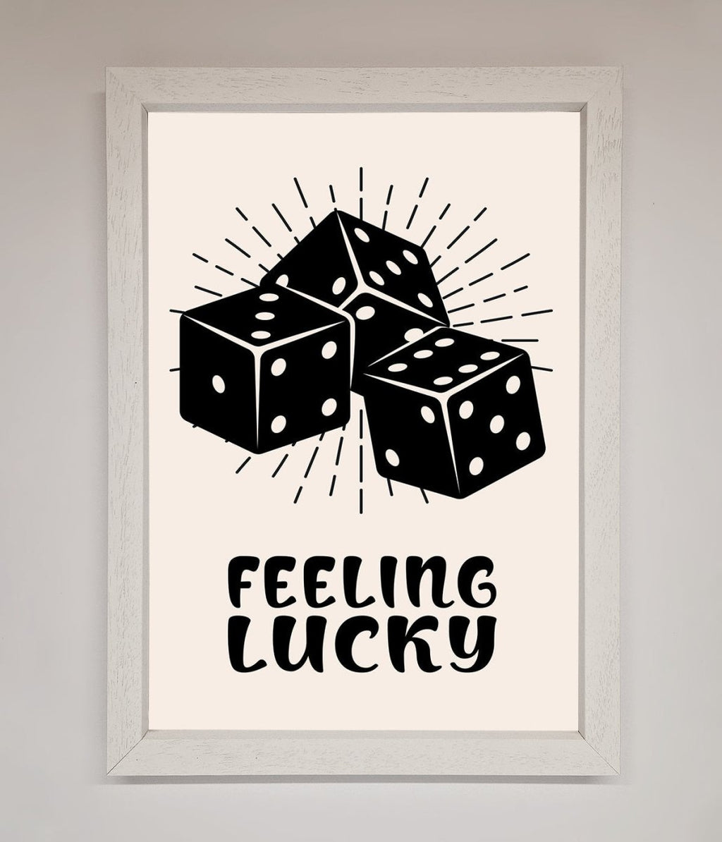 Feeling Lucky Framed Poster