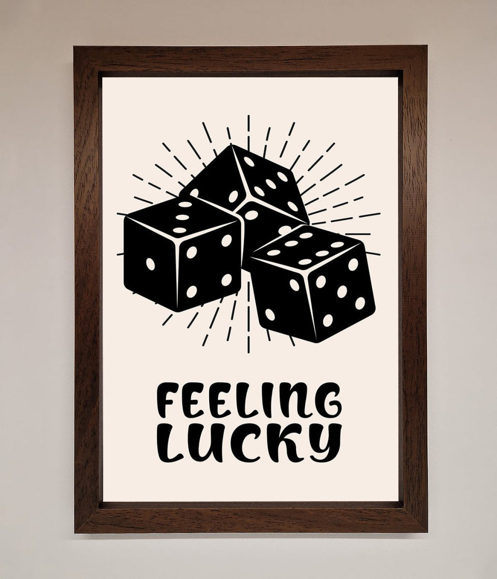 Feeling Lucky Framed Poster