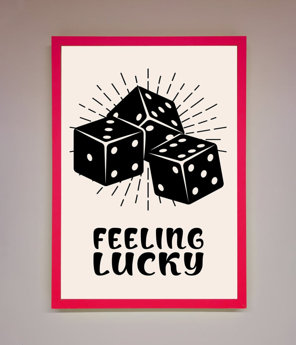 Feeling Lucky Framed Poster