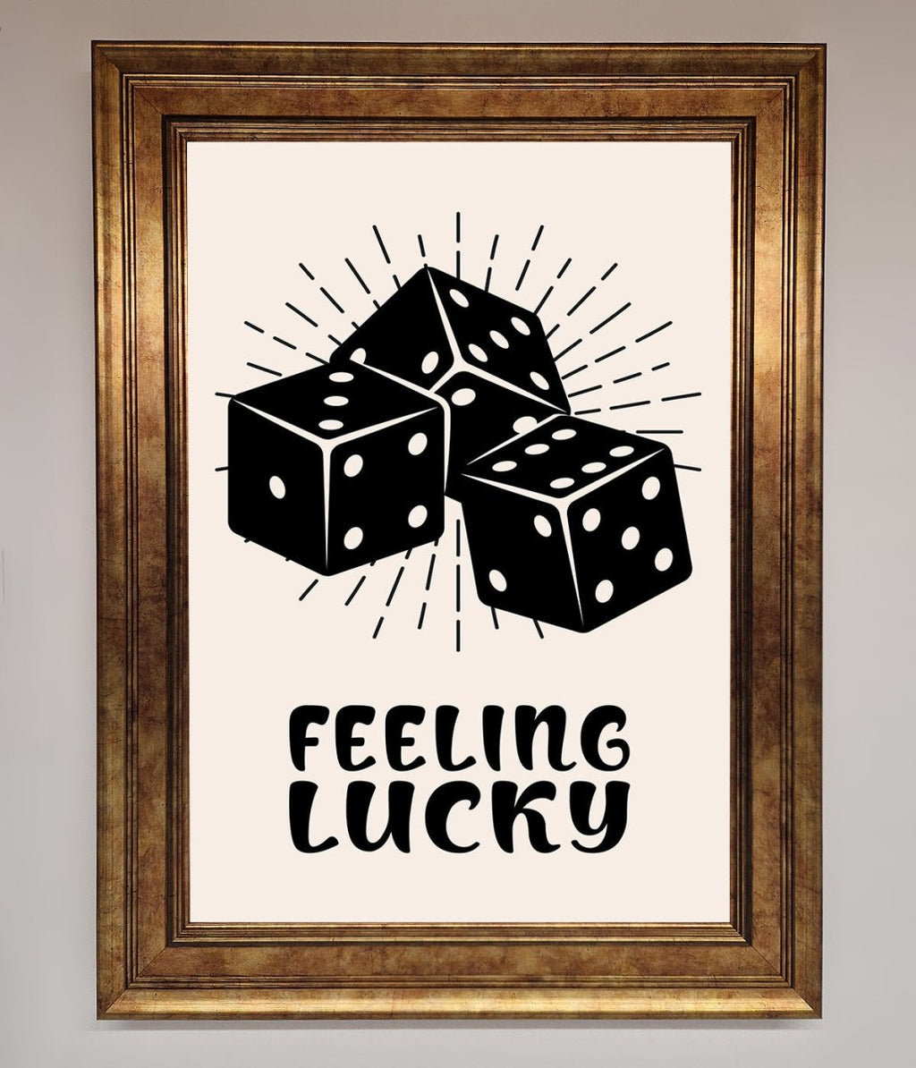 Feeling Lucky Framed Poster