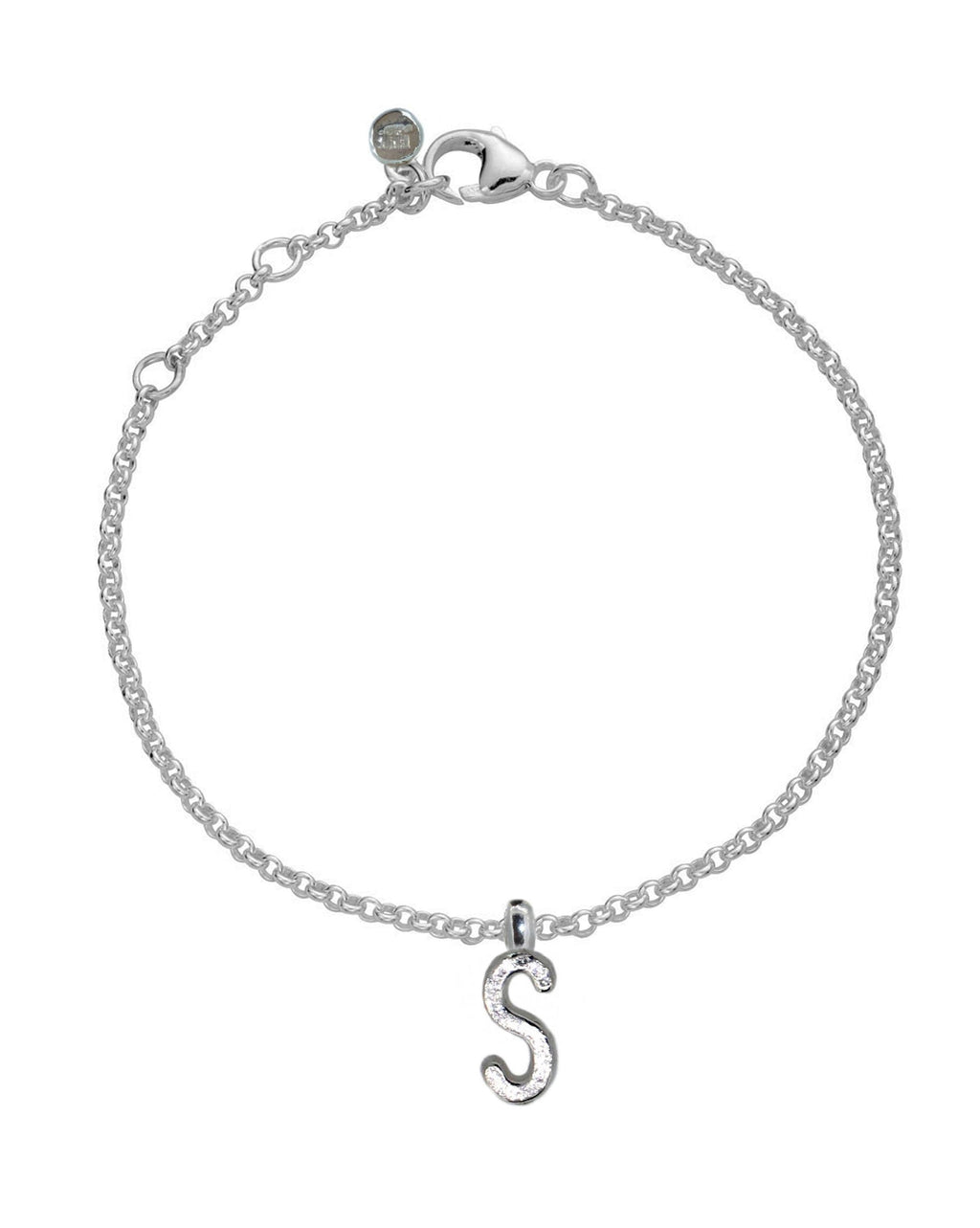 Alphabet Chain Bracelet Sterling Silver