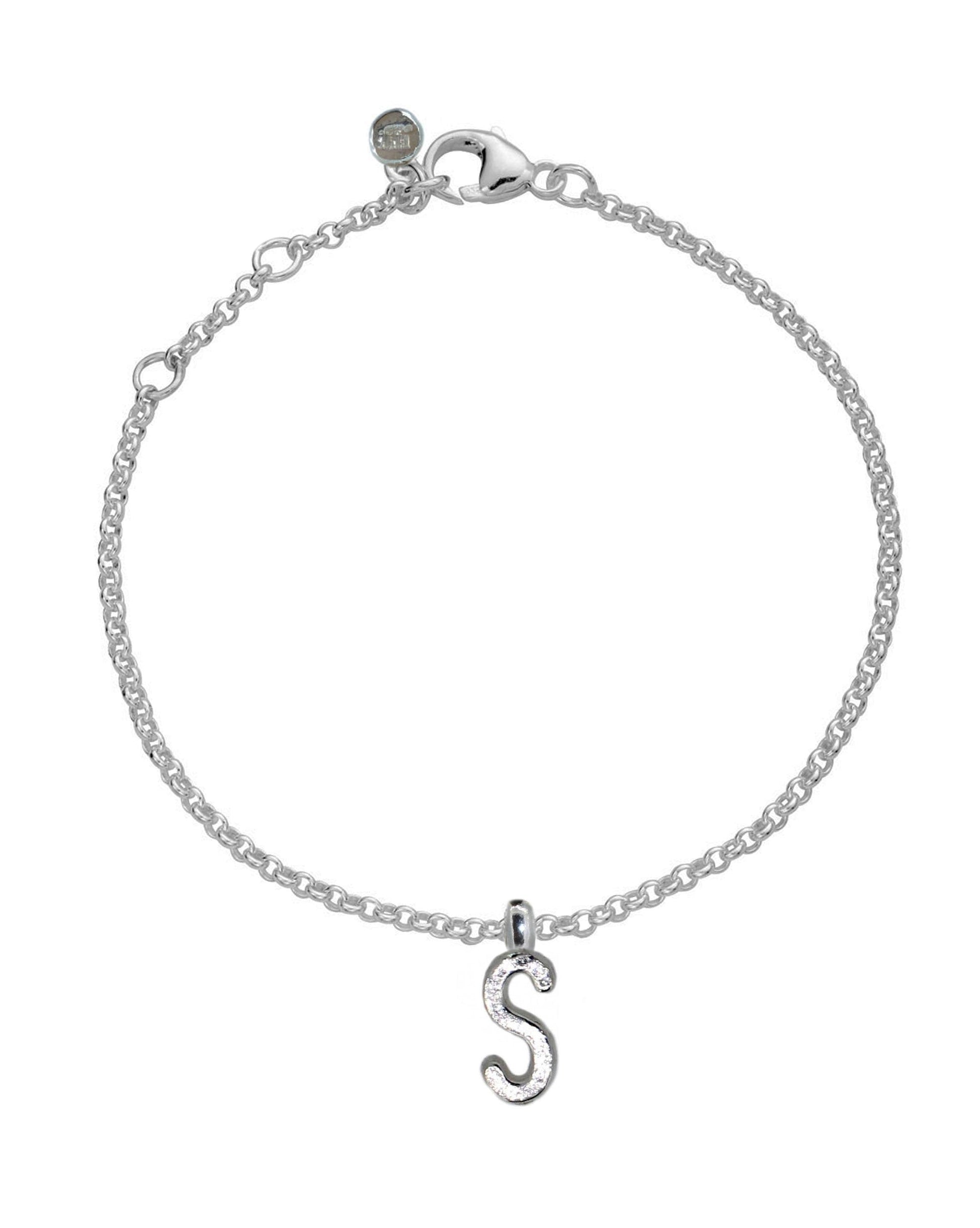 Alphabet Chain Bracelet Sterling Silver