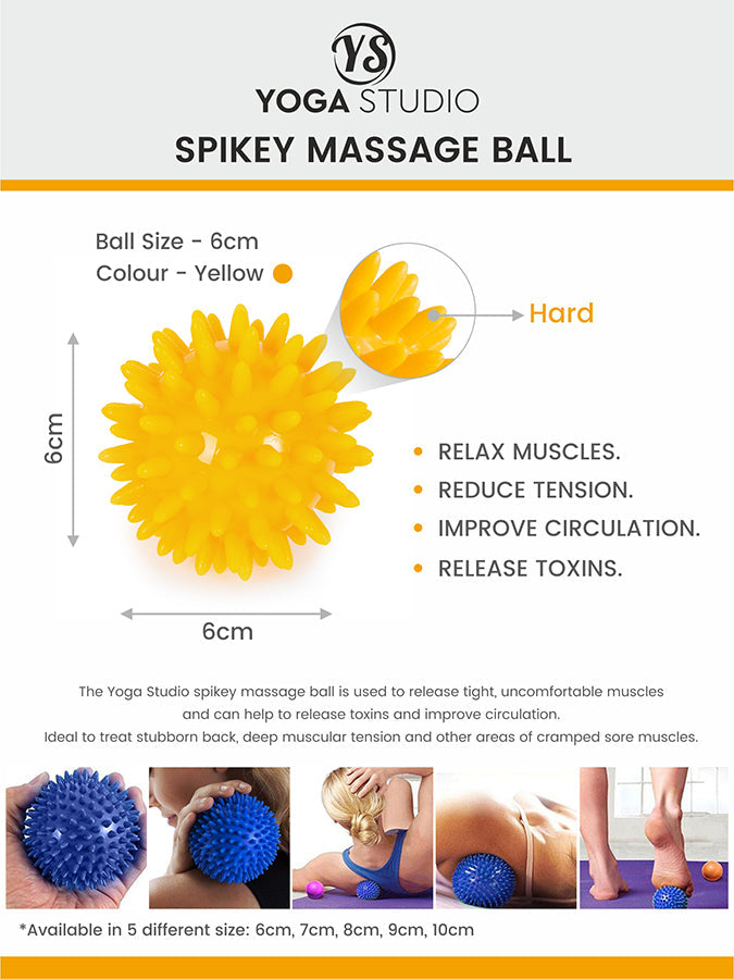 Spiky Massage Ball for Yoga and Muscle Relief