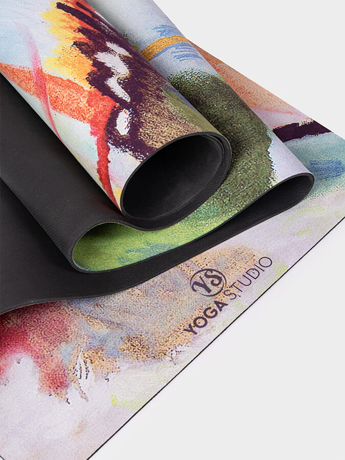 Vegan Suede Microfiber Yoga Mat 4mm