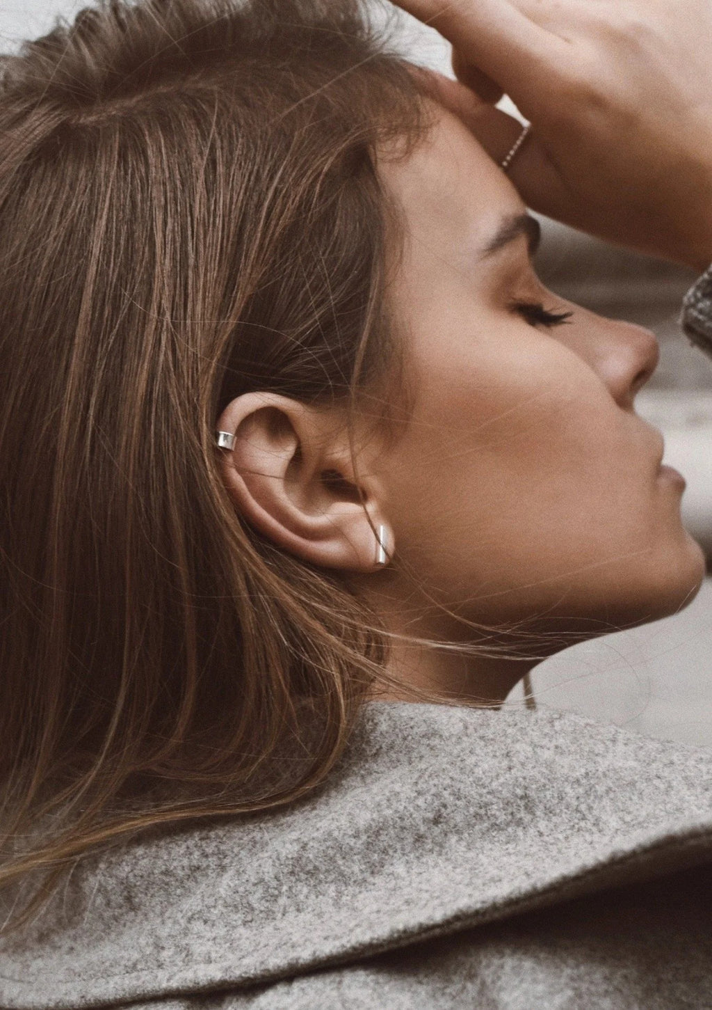 NO MORE Cuff Studio - Exquisite Sterling Silver Ear Cuff | Handmade, Sustainable & Stylish by NO MORE at www.brixbailey.com