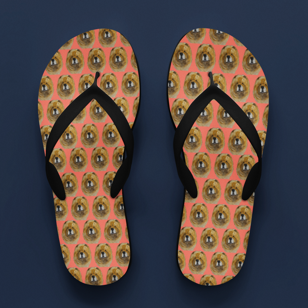 Chow Chow Flip Flops for Dog Lovers