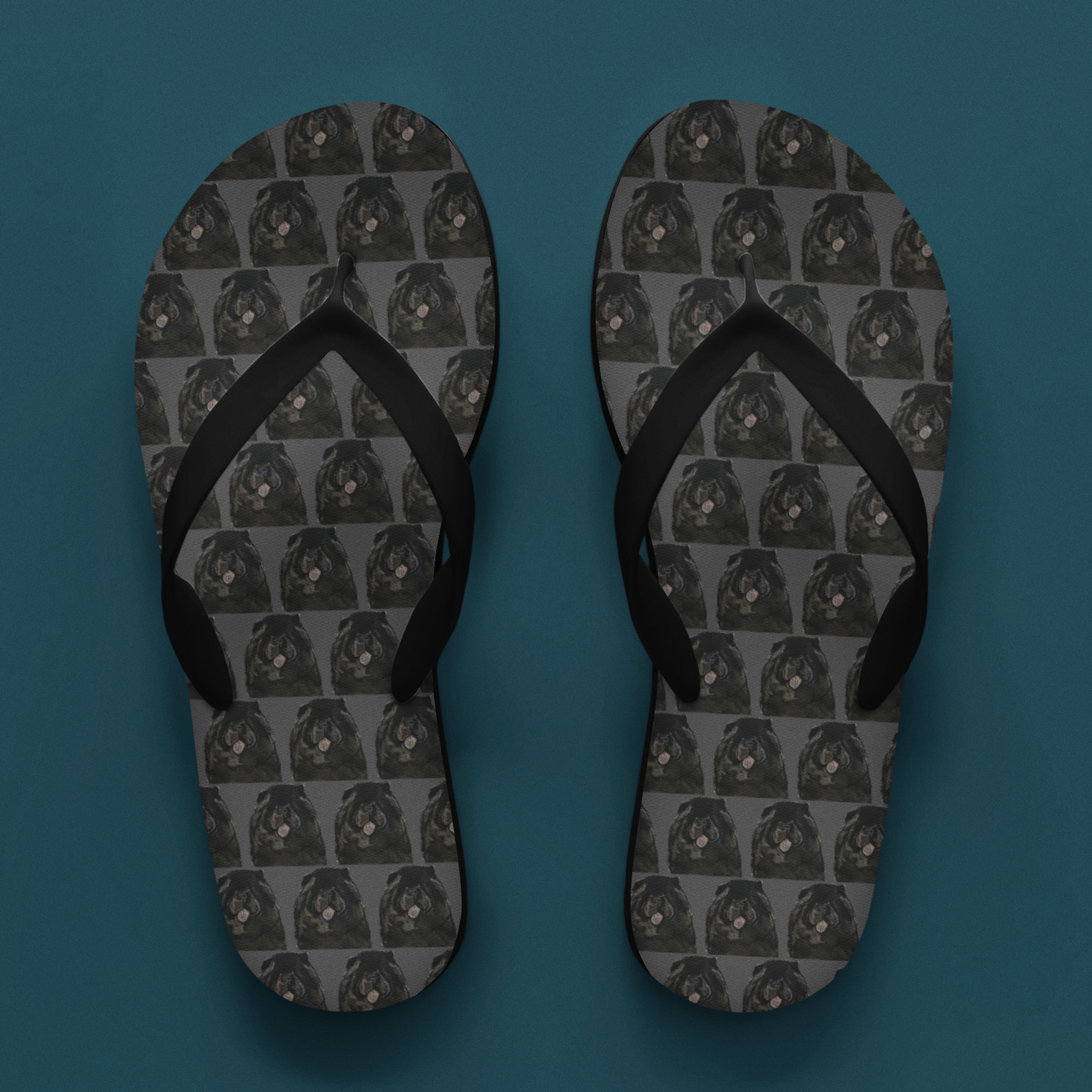 Chow Chow Flip Flops for Dog Lovers