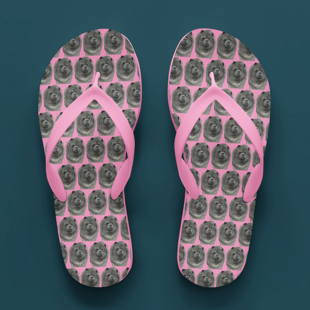 Chow Chow Flip Flops for Dog Lovers
