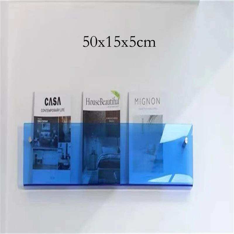 Floating Acrylic Magazine Holder