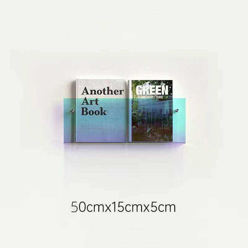 Floating Acrylic Magazine Holder