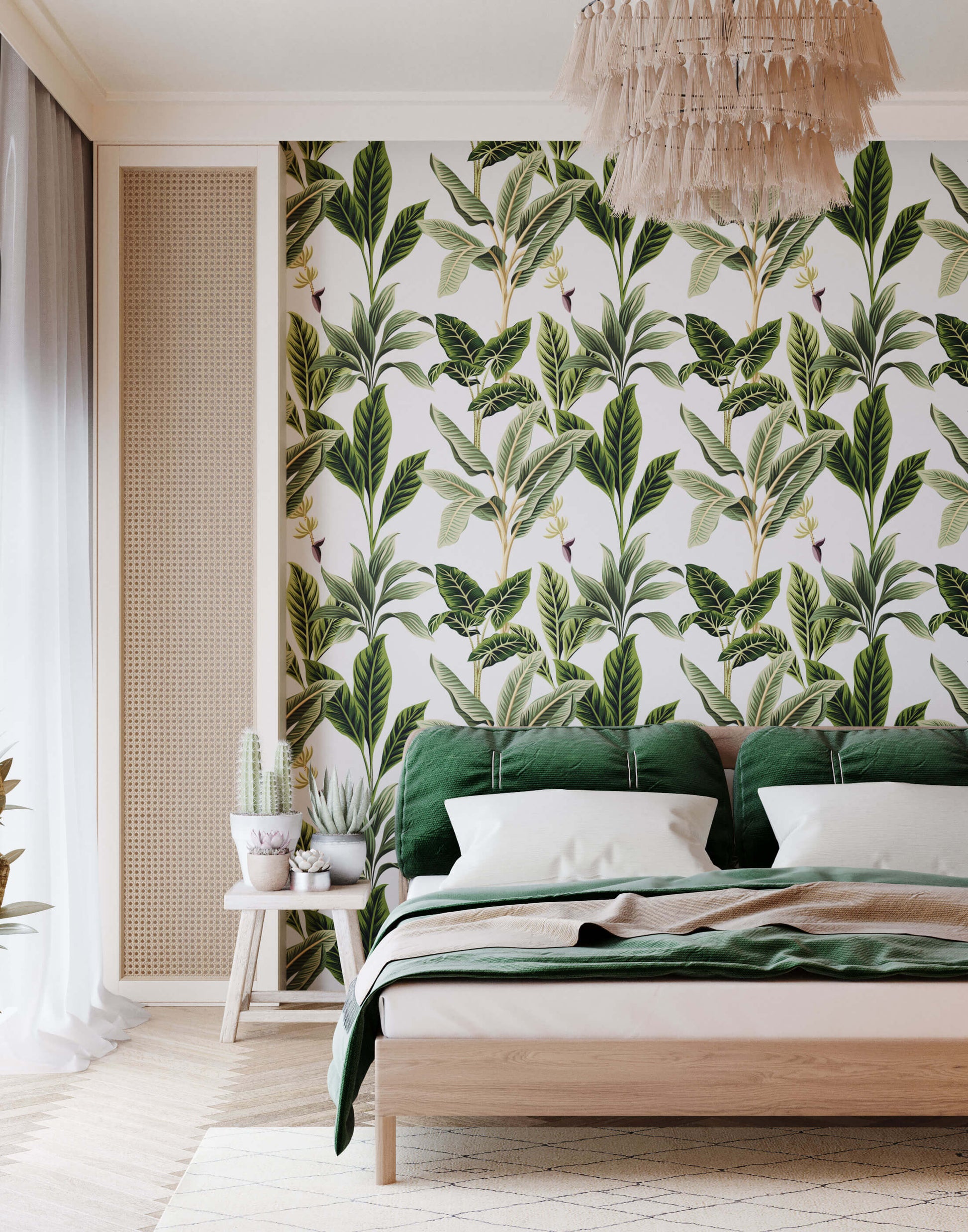 Flora Vintage Tropical Wallpaper