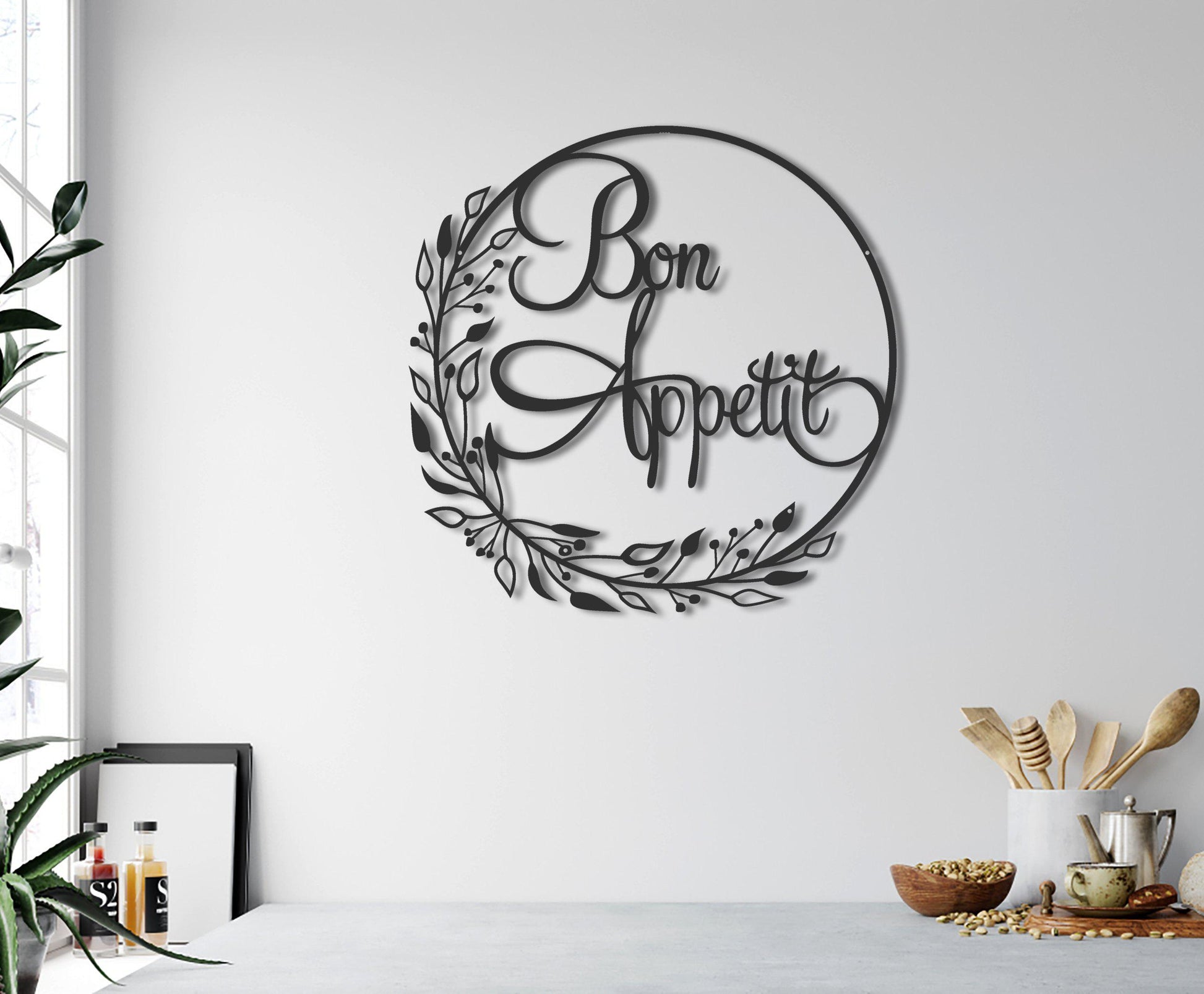 Bon Appetit Metal Wall Art