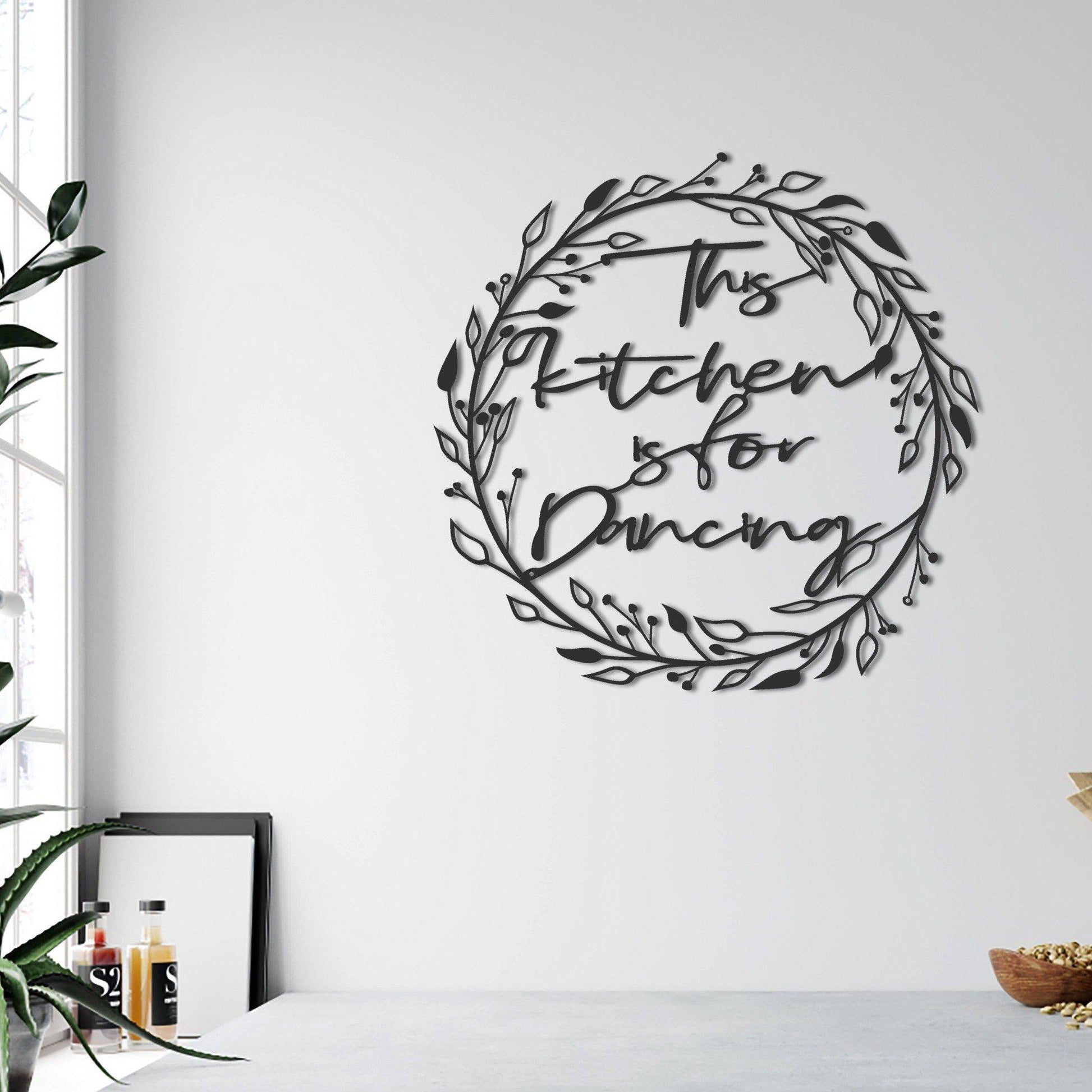 Flowery Metal Wall Art