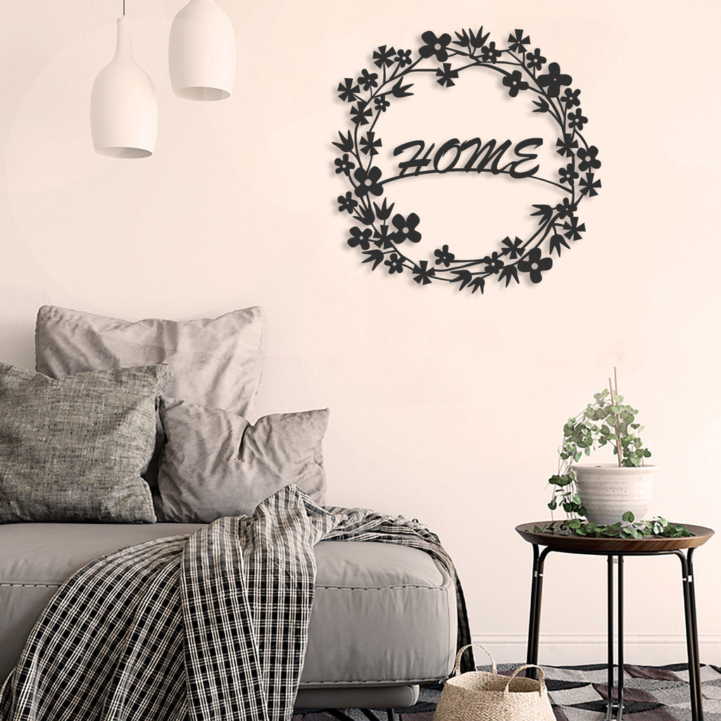 Flowery Metal Wall Art