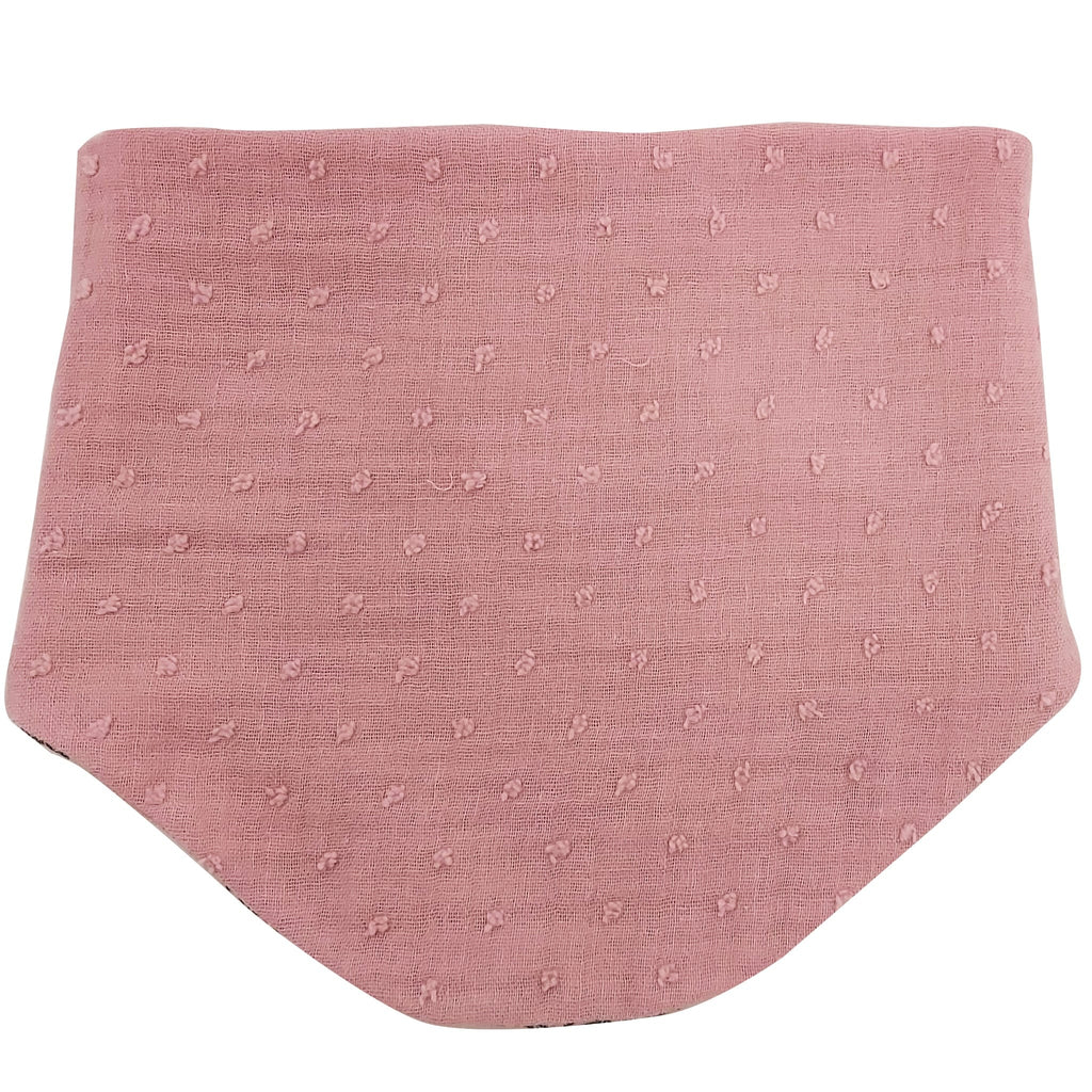 Floral Baby Reversible Bib in Organic Muslin