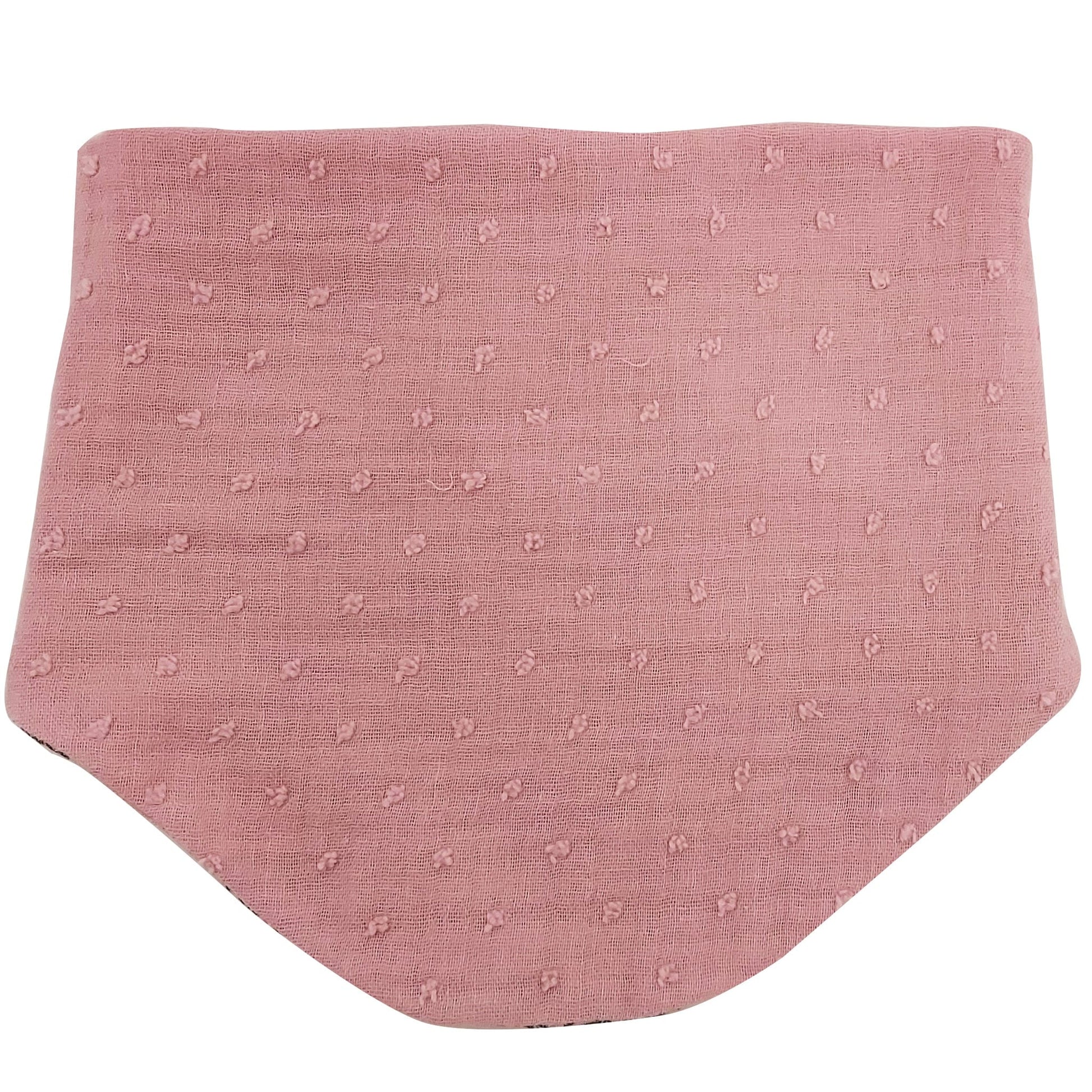 Floral Baby Reversible Bib in Organic Muslin