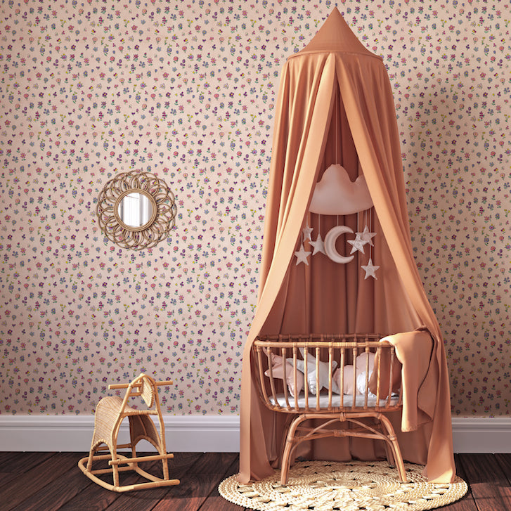 Flower Power Rainbow Wallpaper