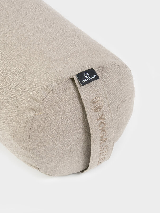 Organic Buckwheat Linen Meditation Bolster Cushion