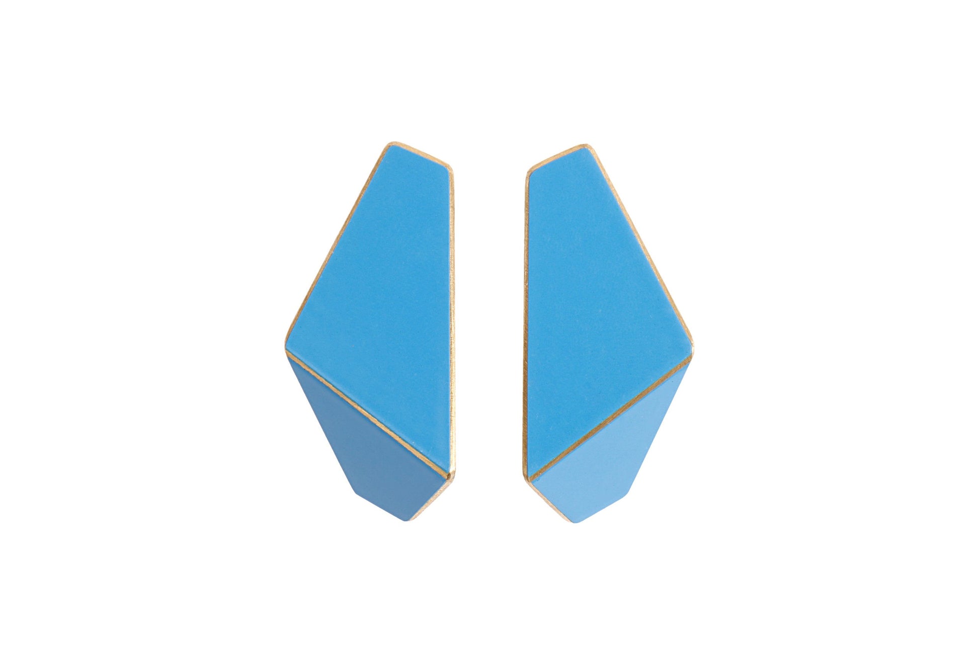 Lightweight & Stylish Folded Slim Earrings by Lisa Kroeber Jewellery - Perfect for Daily Wear & Evening Elegance by Lisa Kroeber Jewellery at www.brixbailey.com