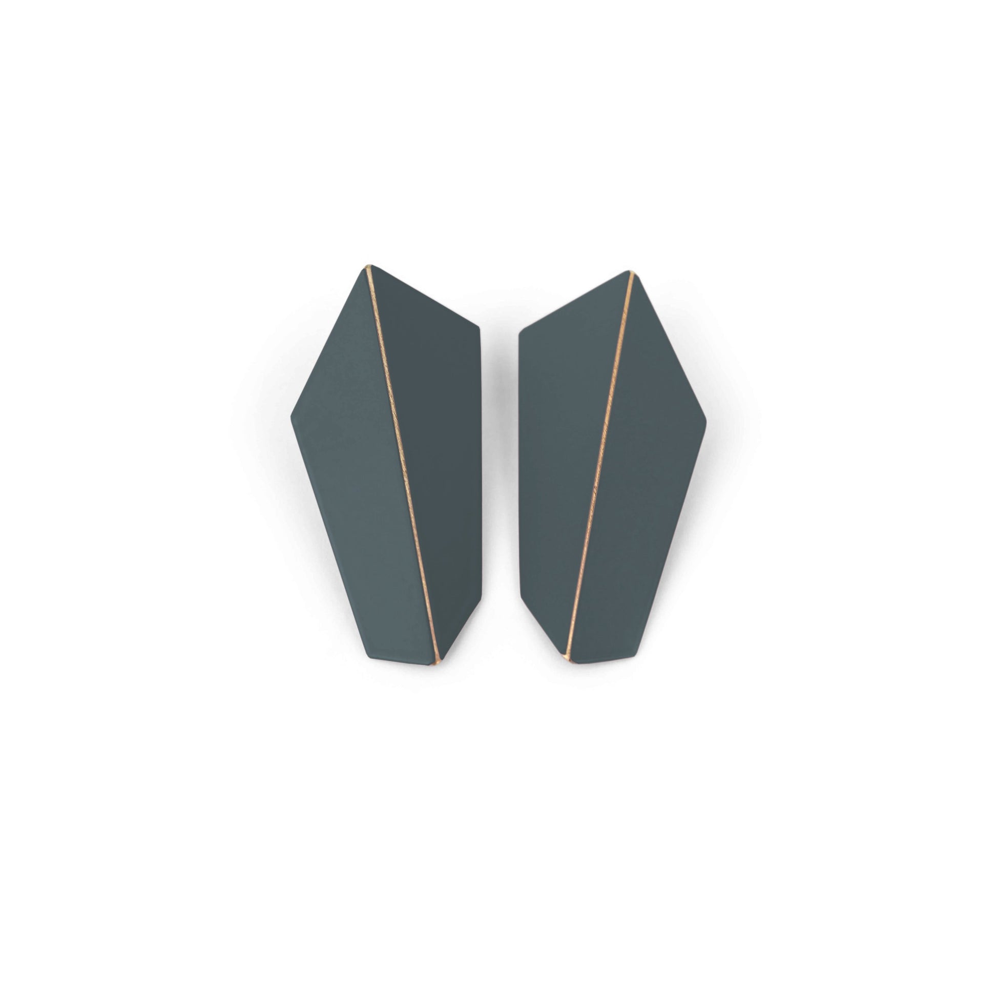 Folded Vertical Earrings