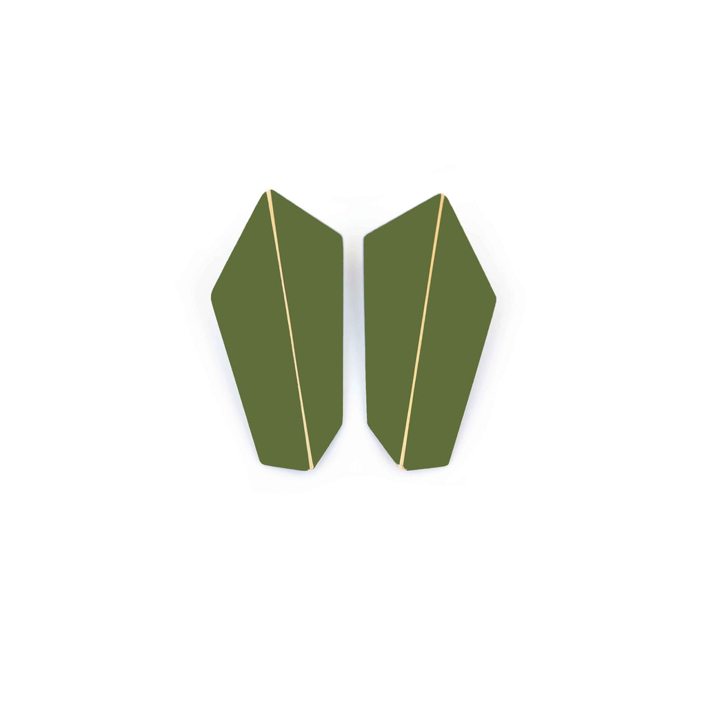 Folded Vertical Earrings