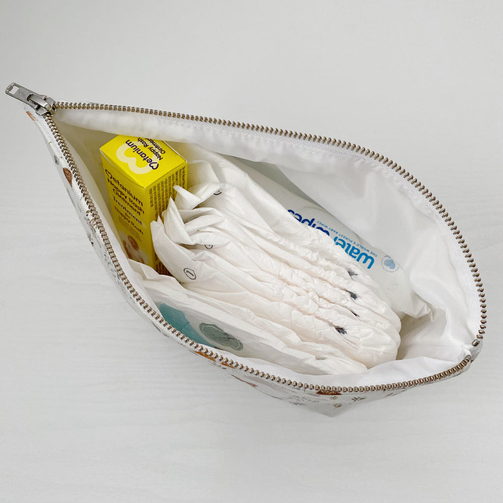 Nappy Wallet - Woodland Animal Print