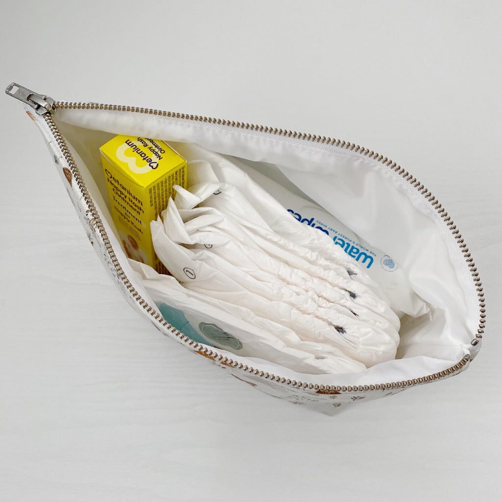 Nappy Wallet - Woodland Animal Print