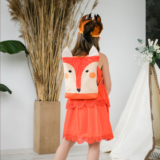 Charming Fox Backpack for Kids – Stylish & Practical by Muni at www.brixbailey.com