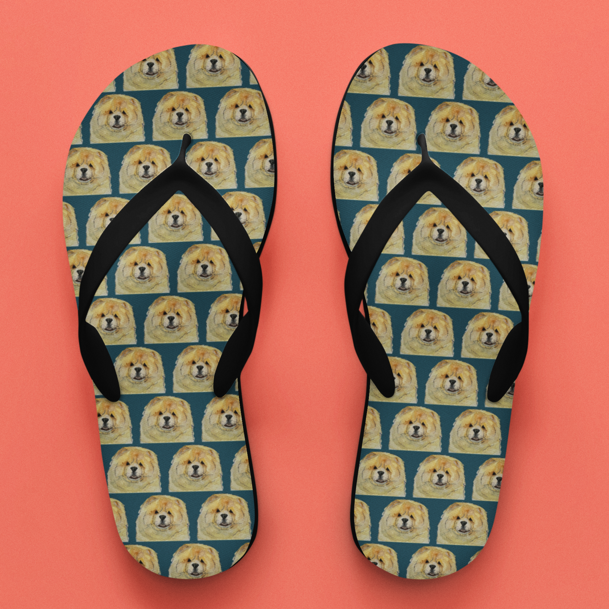 Chow Chow Flip Flops for Dog Lovers