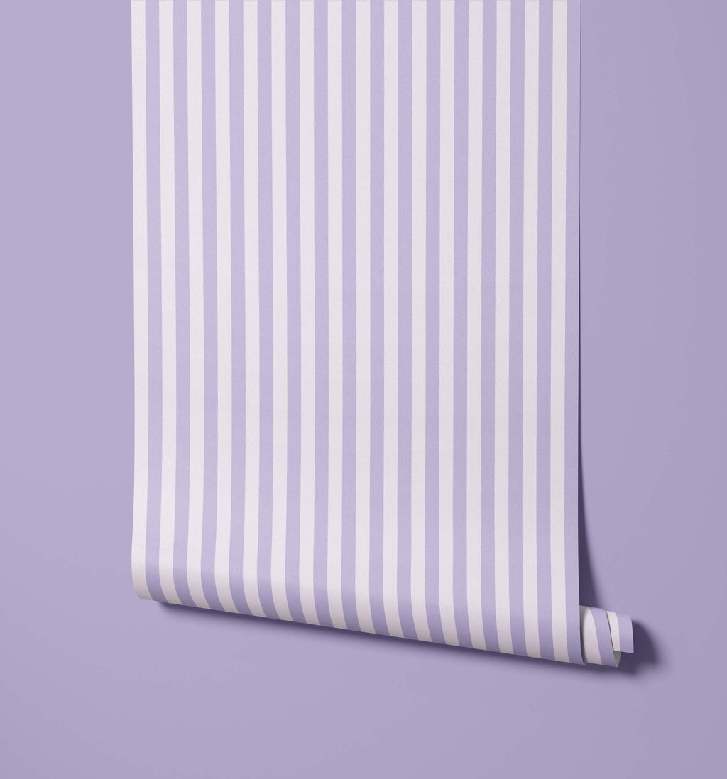 Froyo Pastel Striped Wallpaper