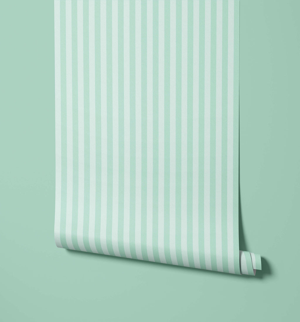 Froyo Pastel Striped Wallpaper