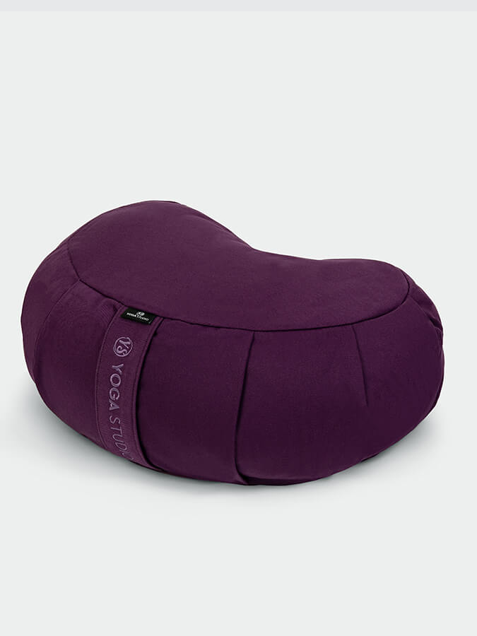 Organic Buckwheat Zafu Crescent Meditation Cushion