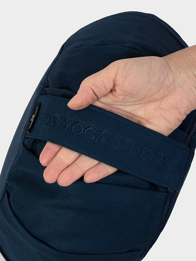 Organic Buckwheat Zafu Crescent Meditation Cushion