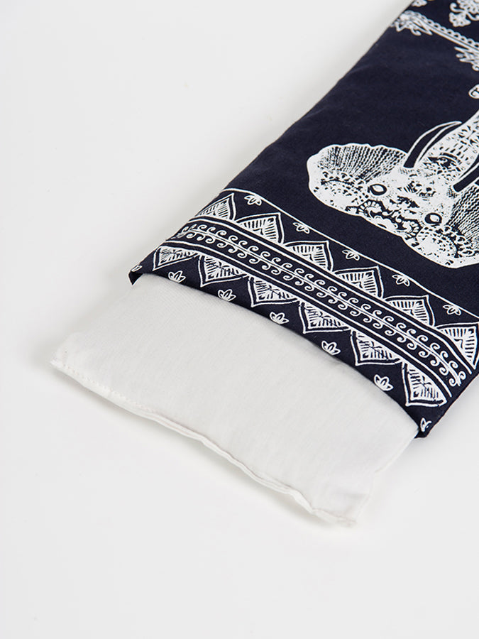 Organic Cotton Lavender Scented Eye Pillow with Linseed Fill