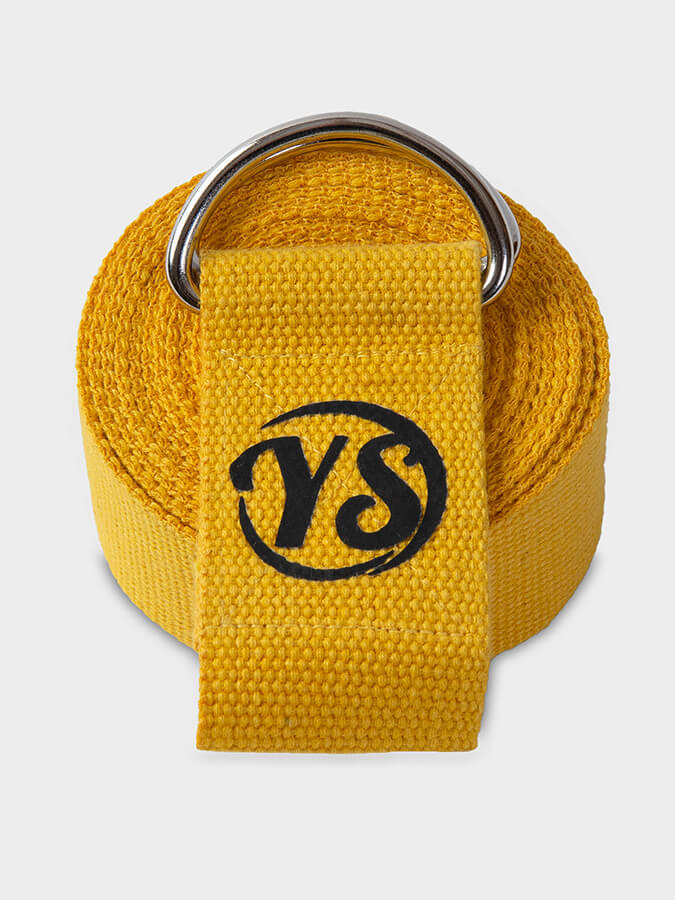 Organic Cotton D-Ring Yoga Belt Strap 2.5m