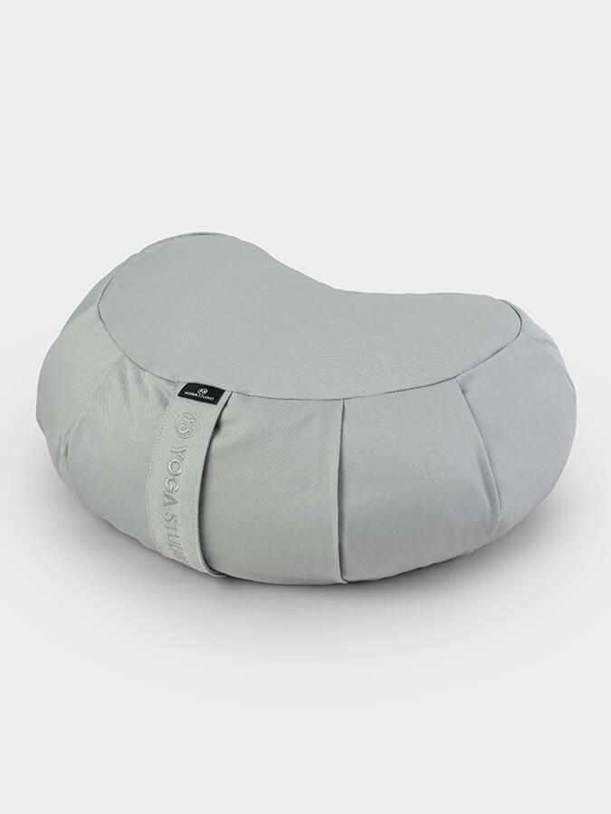 Organic Buckwheat Zafu Crescent Meditation Cushion